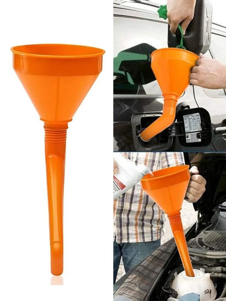 Long Mouth Refueling Funnel with Filter – Car and Motorcycle Engine Oil Filling Tool - Onlytenbucks.com