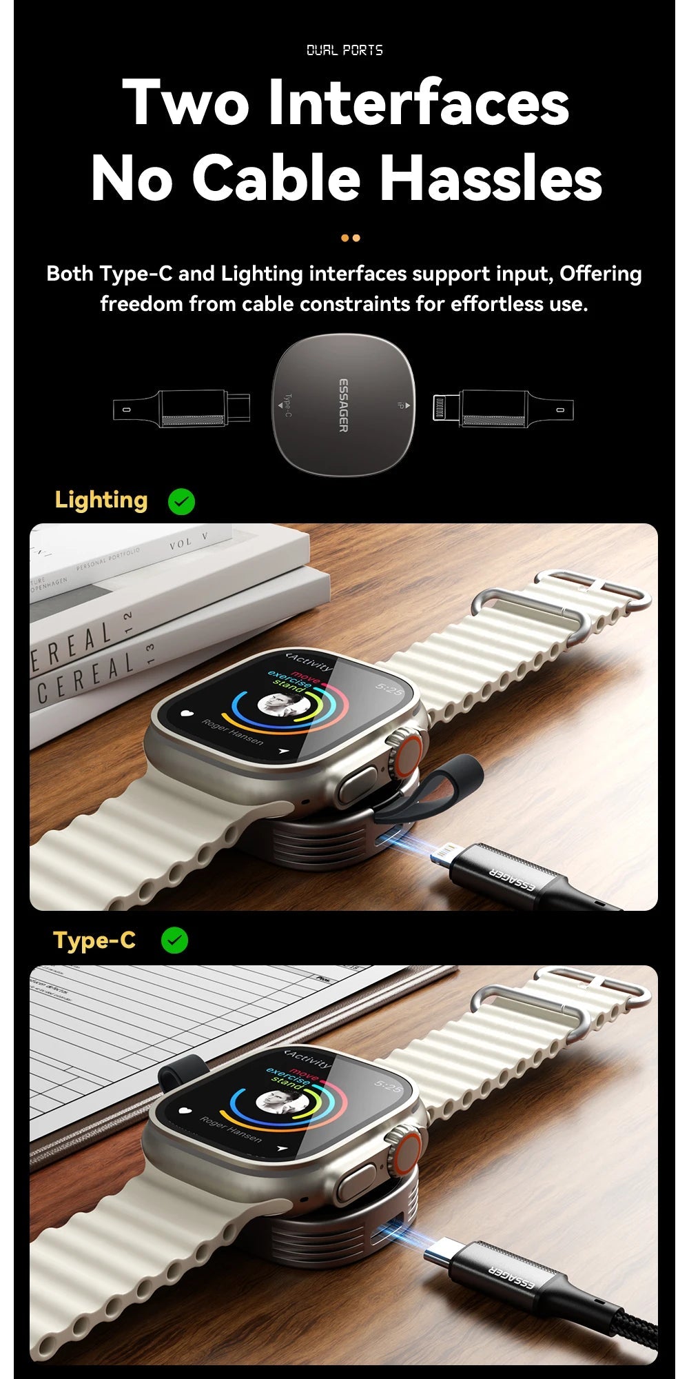 Magnetic Wireless Charger for Apple Watch - Onlytenbucks.com