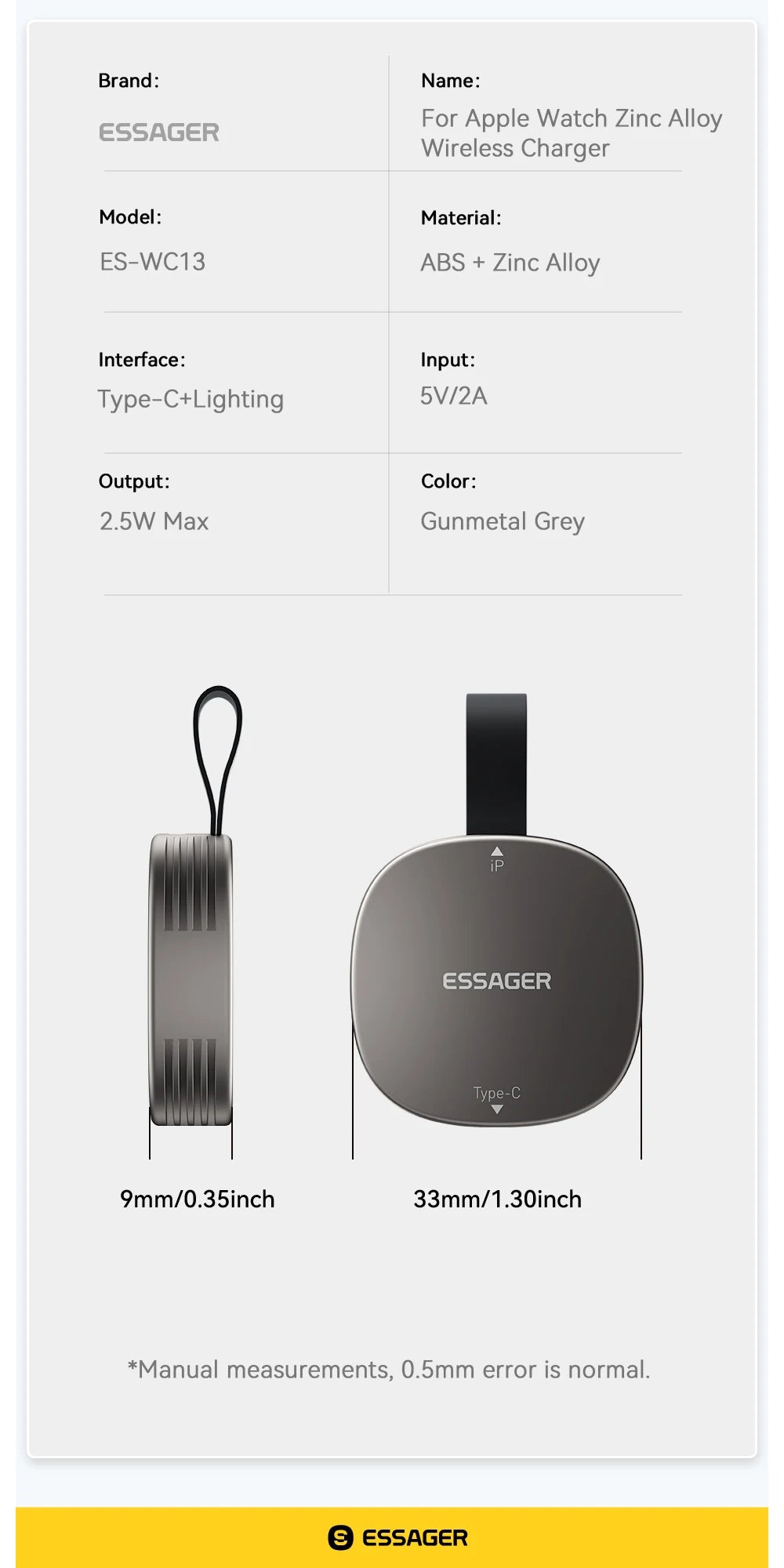 Magnetic Wireless Charger for Apple Watch - Onlytenbucks.com