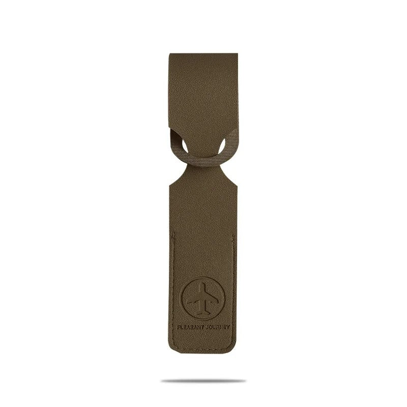 PU Leather Luggage Tag – Creative ID Address Holder - Onlytenbucks.com