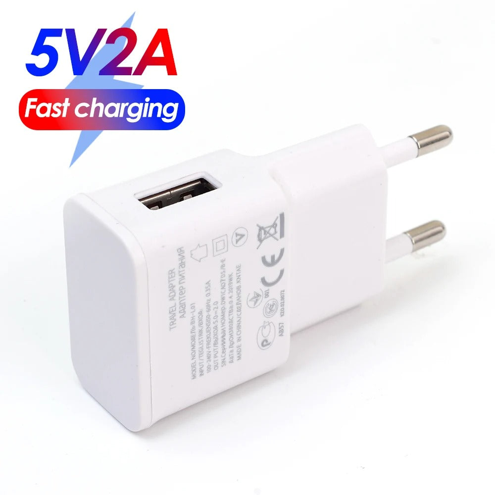 5V 2A Fast Charging USB Wall Charger – Travel Power Adapter - Onlytenbucks.com