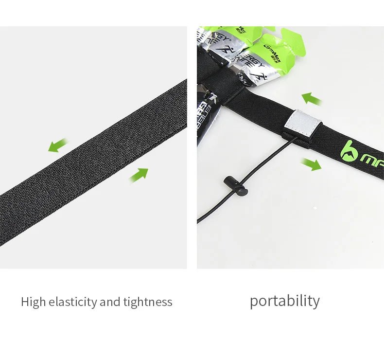 Race Number Belt – Marathon and Triathlon Running Belt with Gel Holder - Onlytenbucks.com