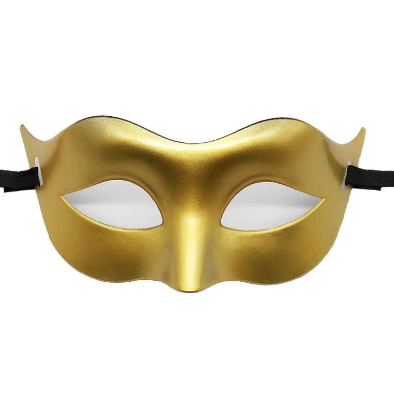 Masquerade Half Face Mask – Elegant Black &amp; White Retro Design - Onlytenbucks.com