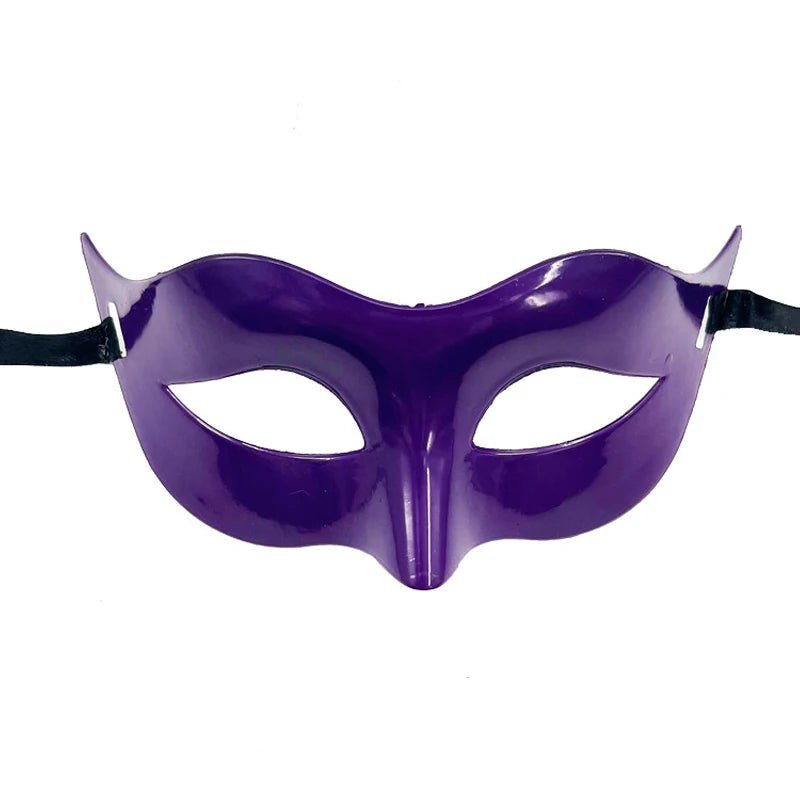 Masquerade Half Face Mask – Elegant Black &amp; White Retro Design - Onlytenbucks.com