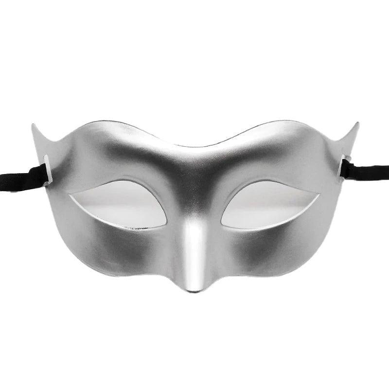 Masquerade Half Face Mask – Elegant Black &amp; White Retro Design - Onlytenbucks.com