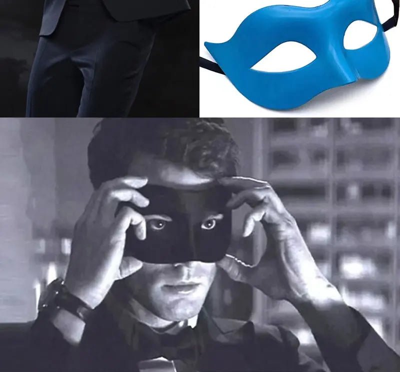 Masquerade Half Face Mask – Elegant Black &amp; White Retro Design - Onlytenbucks.com