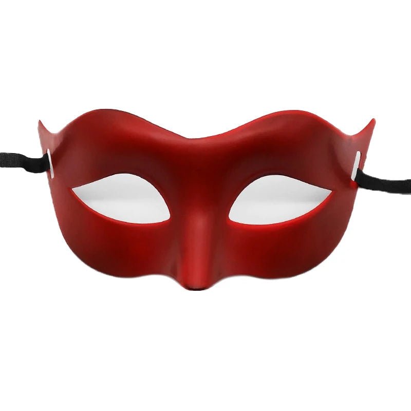 Masquerade Half Face Mask – Elegant Black &amp; White Retro Design - Onlytenbucks.com