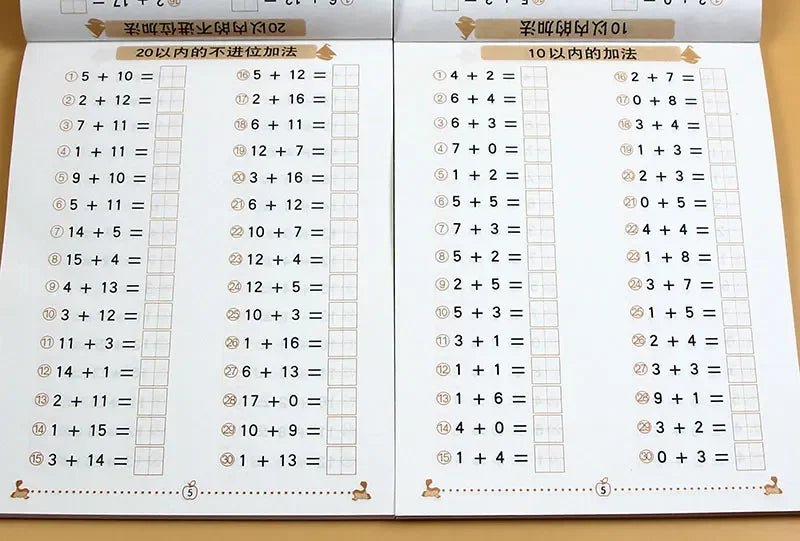 Mathematics Textbook Addition &amp; Subtraction Cards - Onlytenbucks.com