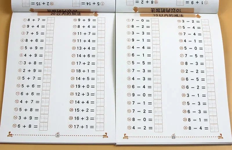 Mathematics Textbook Addition &amp; Subtraction Cards - Onlytenbucks.com