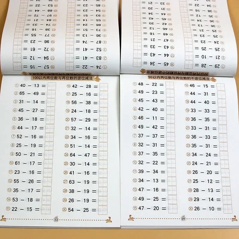 Mathematics Textbook Addition &amp; Subtraction Cards - Onlytenbucks.com