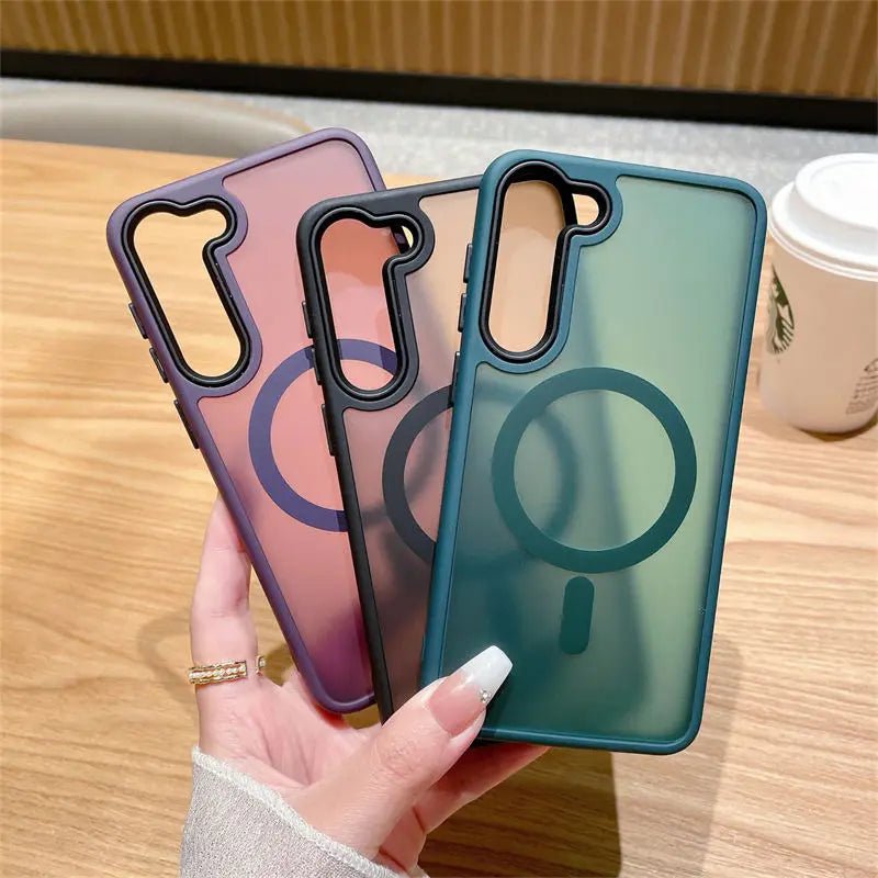 Matte Translucent Magnetic Phone Case – Magsafe - Compatible Business Cover - Onlytenbucks.com