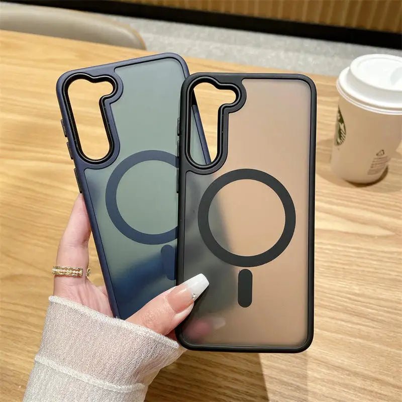 Matte Translucent Magnetic Phone Case – Magsafe - Compatible Business Cover - Onlytenbucks.com