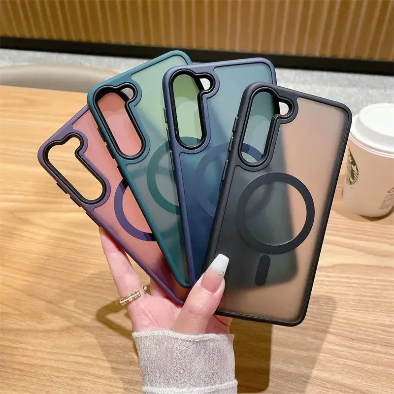 Matte Translucent Magnetic Phone Case – Magsafe - Compatible Business Cover - Onlytenbucks.com