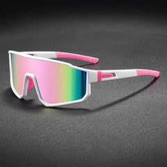 Men’s Oversized Cycling Sunglasses – Polarized Sports Goggles - Onlytenbucks.com