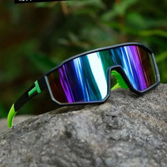 Men’s Oversized Cycling Sunglasses – Polarized Sports Goggles - Onlytenbucks.com