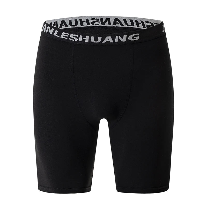 Men's Plus Size Black And White Long Sports Underwear - Onlytenbucks.com