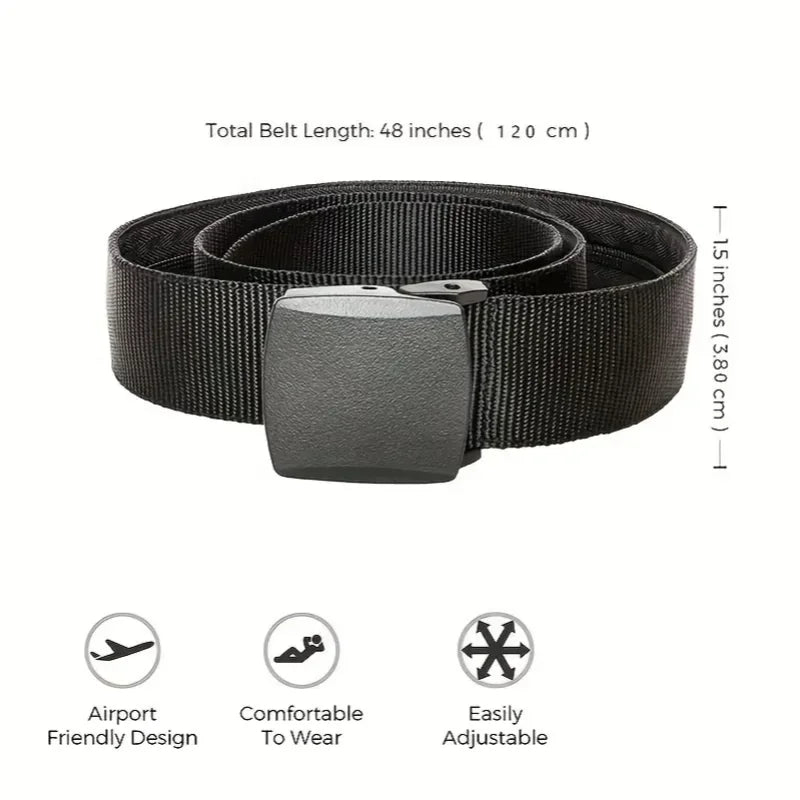 Men’s Tactical Nylon Belt – Quick - Release Buckle, Adjustable Fit - Onlytenbucks.com