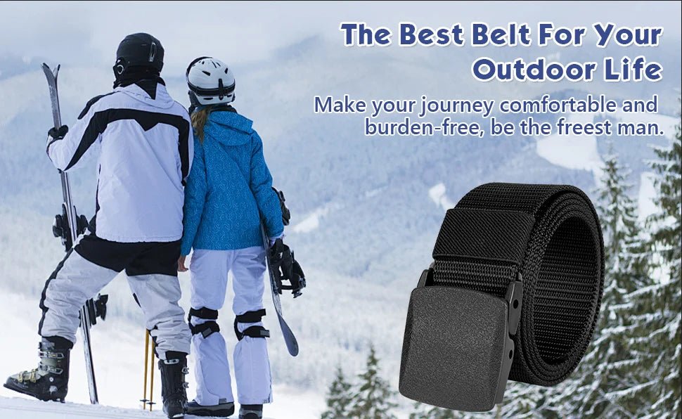 Men’s Tactical Nylon Belt – Quick - Release Buckle, Adjustable Fit - Onlytenbucks.com