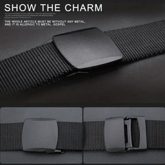Men’s Tactical Nylon Belt – Quick - Release Buckle, Adjustable Fit - Onlytenbucks.com