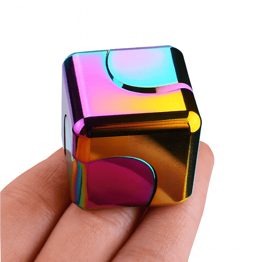 Metal Cube Spinner Fidget Toy - Onlytenbucks.com