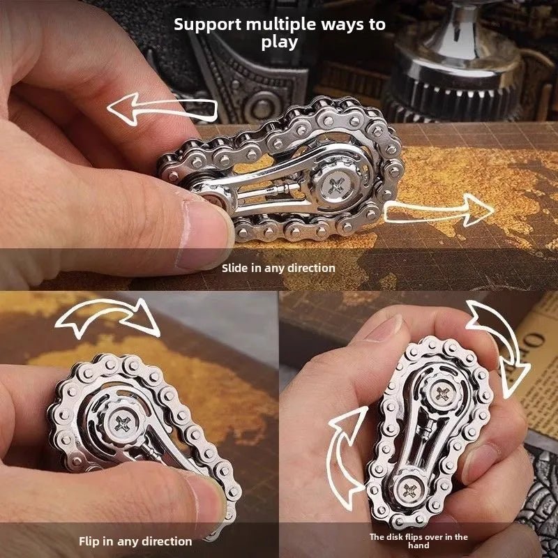 Metal Fidget Spinner – CNC Machined Stainless Steel Stress Relief Desk Toy - Onlytenbucks.com