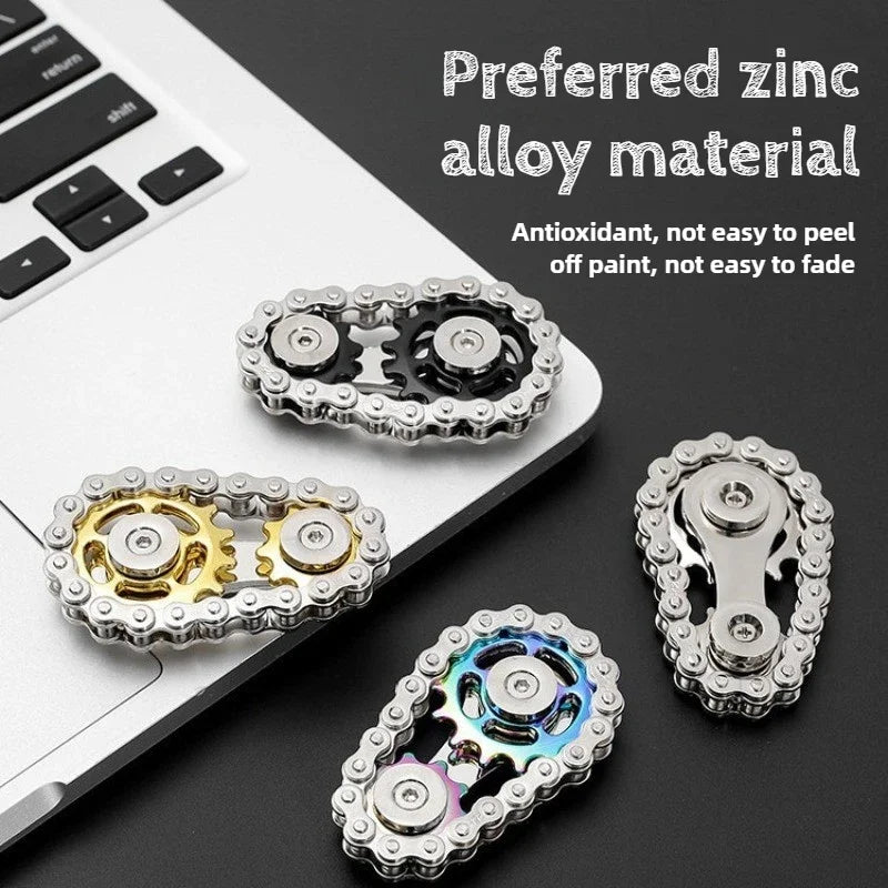 Metal Fidget Spinner – CNC Machined Stainless Steel Stress Relief Desk Toy - Onlytenbucks.com