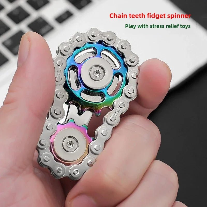 Metal Fidget Spinner – CNC Machined Stainless Steel Stress Relief Desk Toy - Onlytenbucks.com