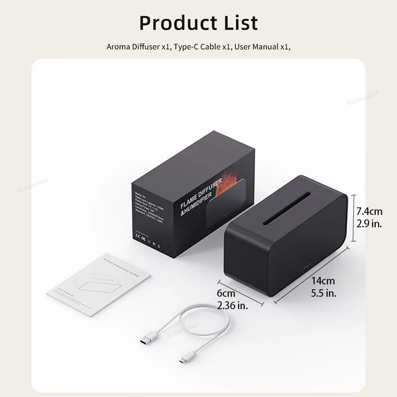 Mini Aroma Diffuser – Ultrasonic Cool Mist Humidifier - Onlytenbucks.com