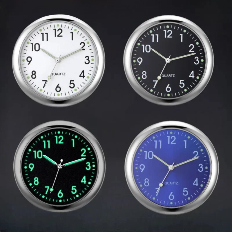 Mini Car Clock – Luminous Quartz Stick - On - Onlytenbucks.com