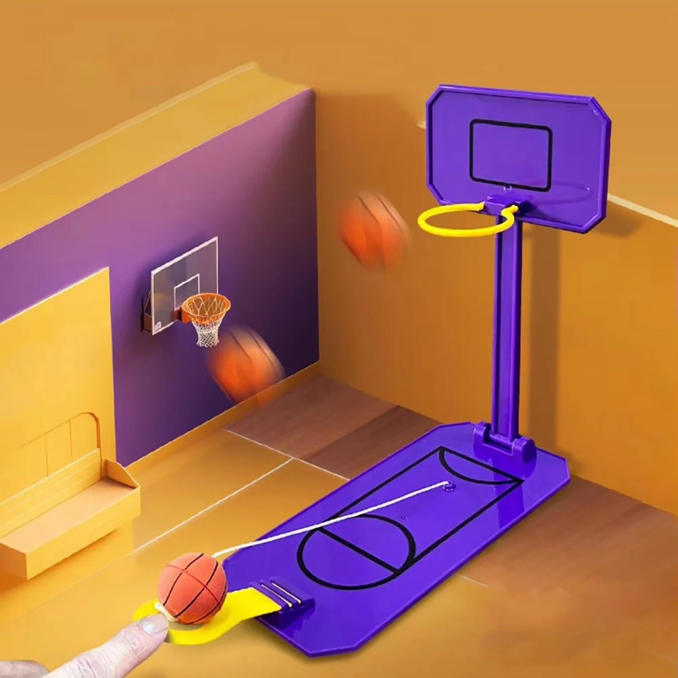 Mini Desktop Basketball Game – Interactive Educational Toy for Kids - Onlytenbucks.com