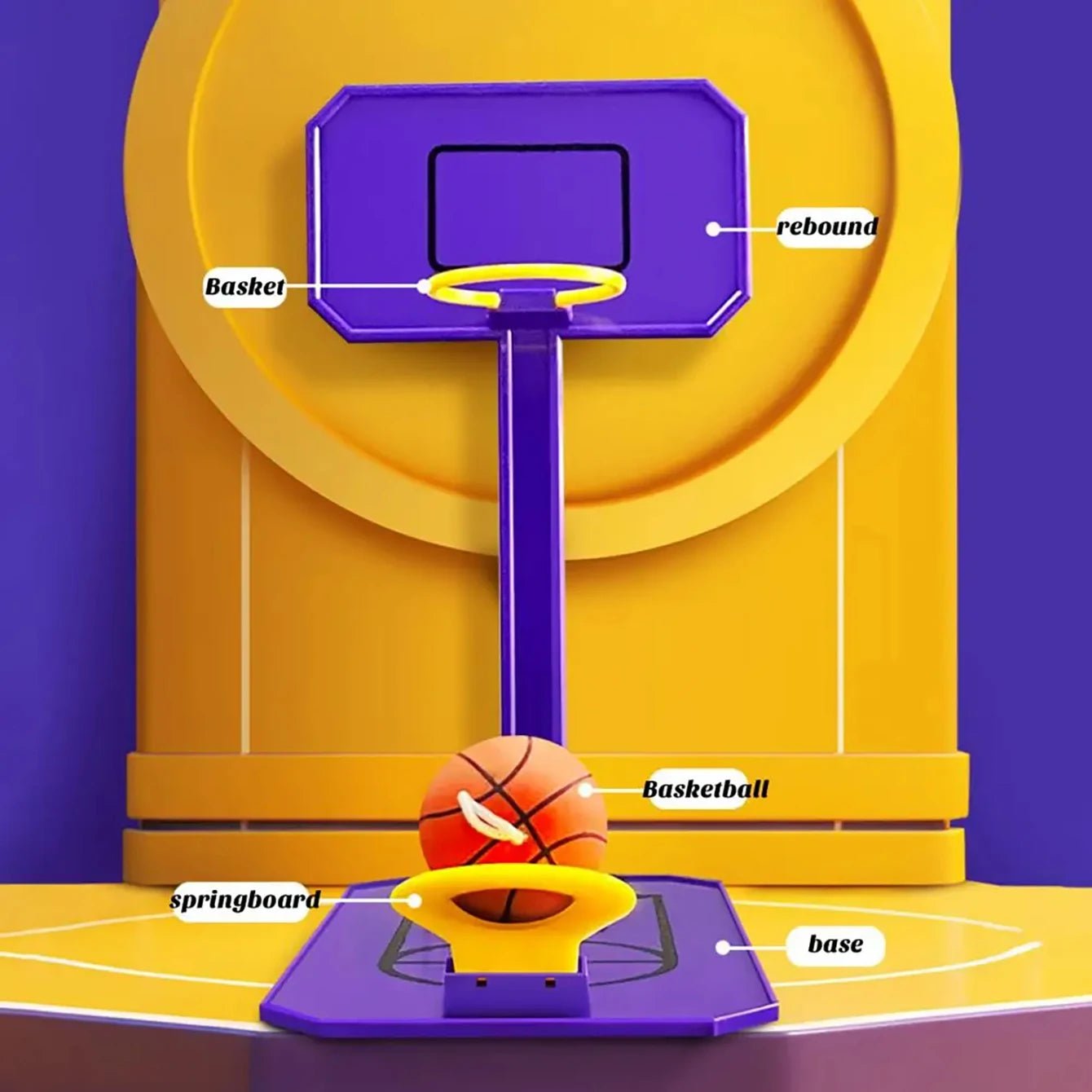 Mini Desktop Basketball Game – Interactive Educational Toy for Kids - Onlytenbucks.com
