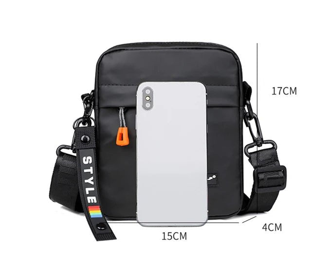 Mini Men’s Crossbody Phone Bag – Waterproof PU Leather Shoulder Messenger Bag - Onlytenbucks.com
