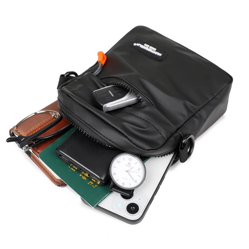Mini Men’s Crossbody Phone Bag – Waterproof PU Leather Shoulder Messenger Bag - Onlytenbucks.com