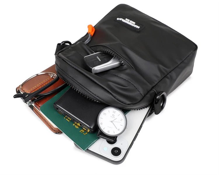 Mini Men’s Crossbody Phone Bag – Waterproof PU Leather Shoulder Messenger Bag - Onlytenbucks.com