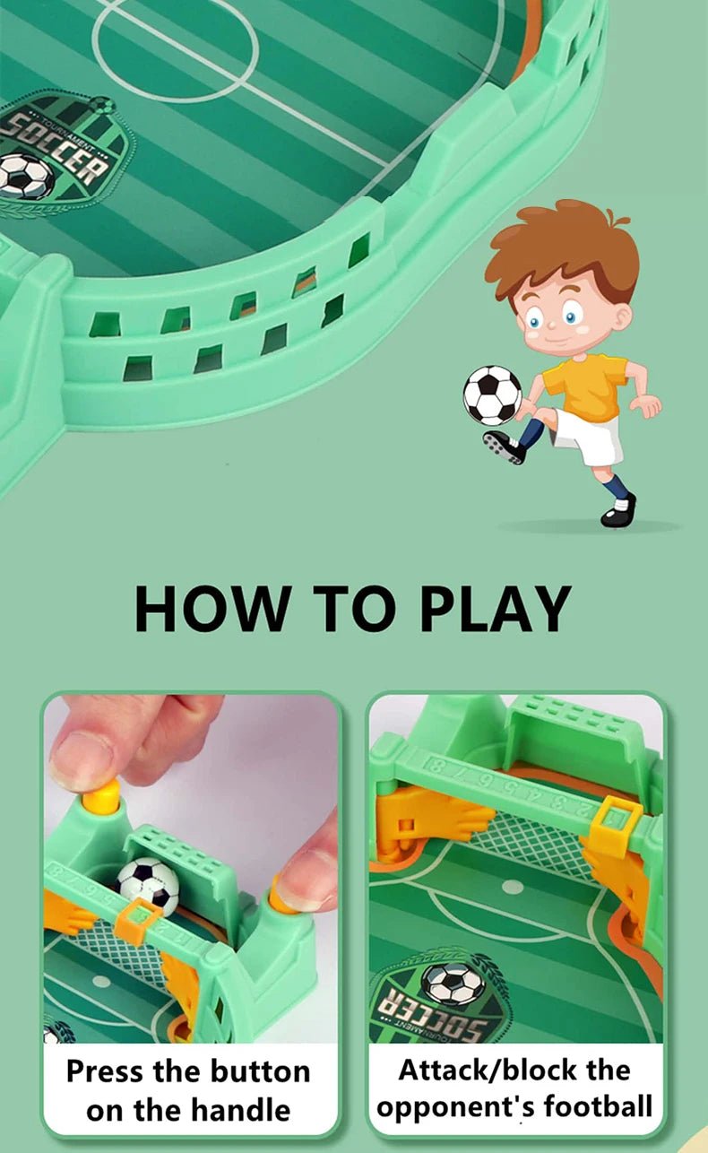 Mini Tabletop Football Game – Interactive Desktop Soccer Toy - Onlytenbucks.com