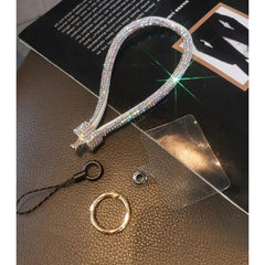 Mobile Phone Wrist Lanyard – Diamond - Encrusted Anti - Loss Bracelet Strap - Onlytenbucks.com