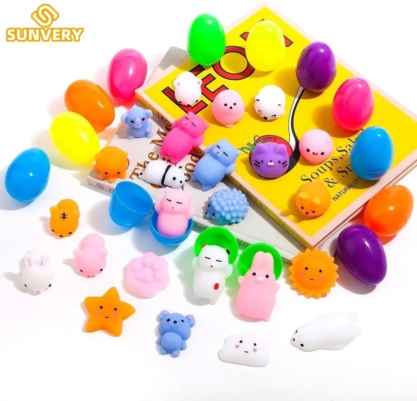 Mochi Squishy Toy Filled Easter Eggs – Animal Stress Relief Toys - Onlytenbucks.com