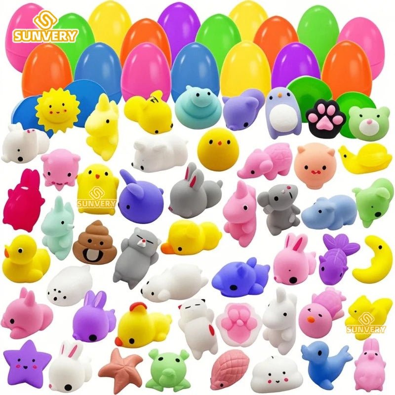 Mochi Squishy Toy Filled Easter Eggs – Animal Stress Relief Toys - Onlytenbucks.com
