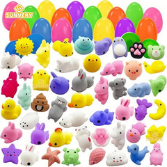 Mochi Squishy Toy Filled Easter Eggs – Animal Stress Relief Toys - Onlytenbucks.com