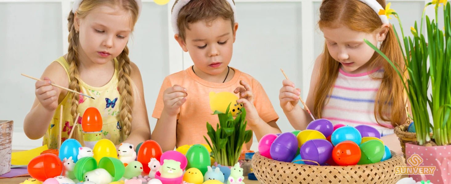 Mochi Squishy Toy Filled Easter Eggs – Animal Stress Relief Toys - Onlytenbucks.com