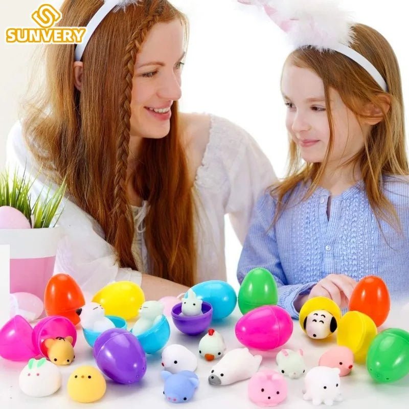 Mochi Squishy Toy Filled Easter Eggs – Animal Stress Relief Toys - Onlytenbucks.com