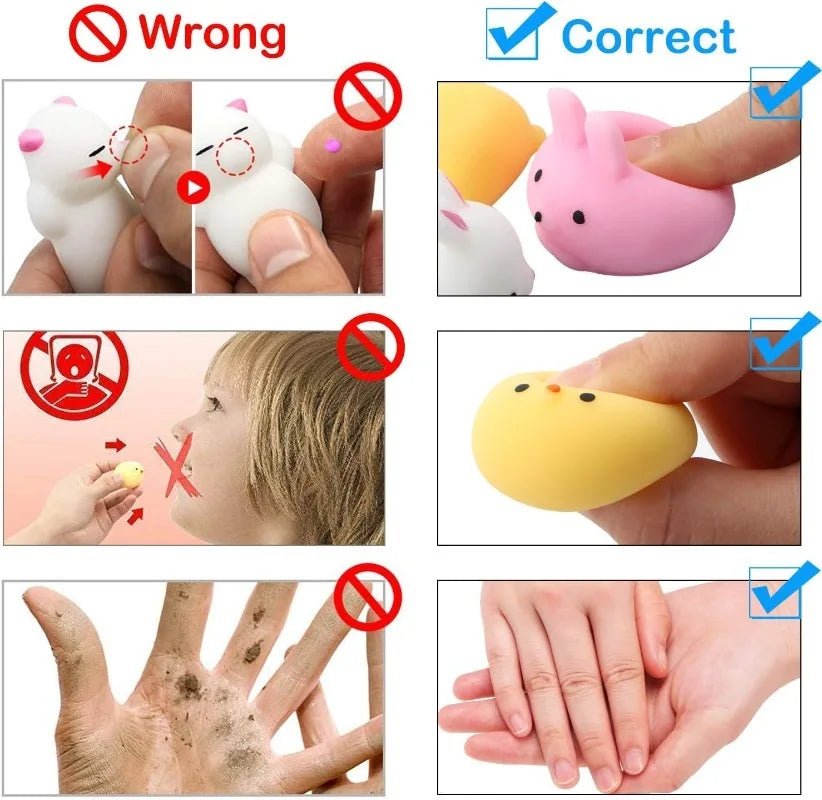 Mochi Squishy Toy Filled Easter Eggs – Animal Stress Relief Toys - Onlytenbucks.com