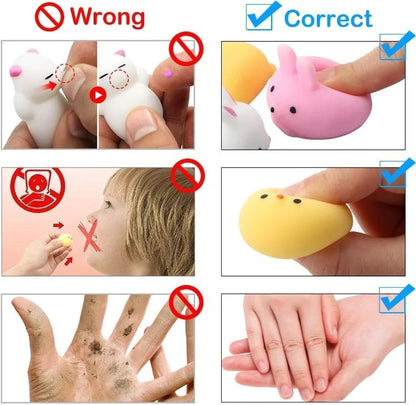 Mochi Squishy Toy Filled Easter Eggs – Animal Stress Relief Toys - Onlytenbucks.com