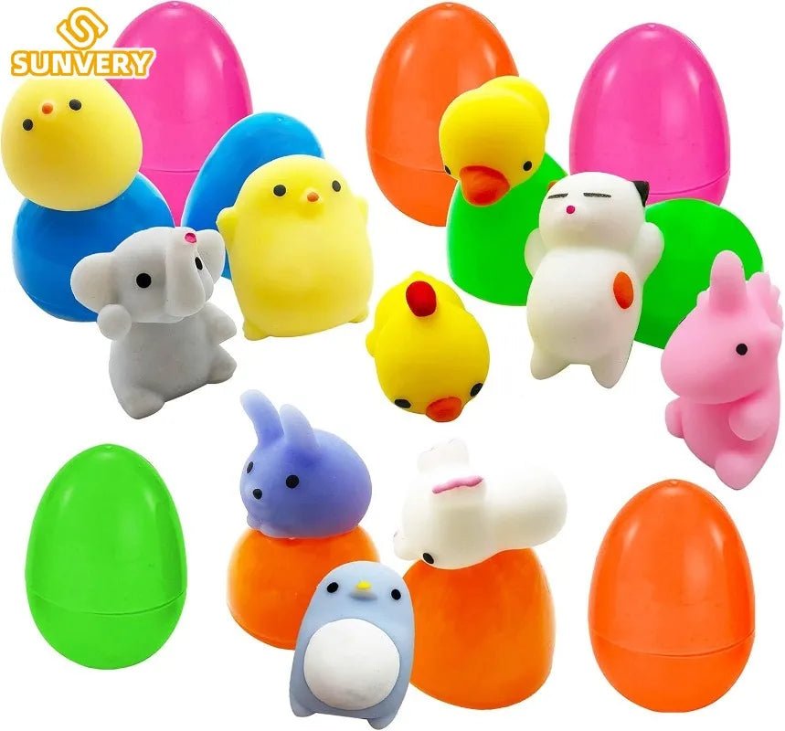Mochi Squishy Toy Filled Easter Eggs – Animal Stress Relief Toys - Onlytenbucks.com