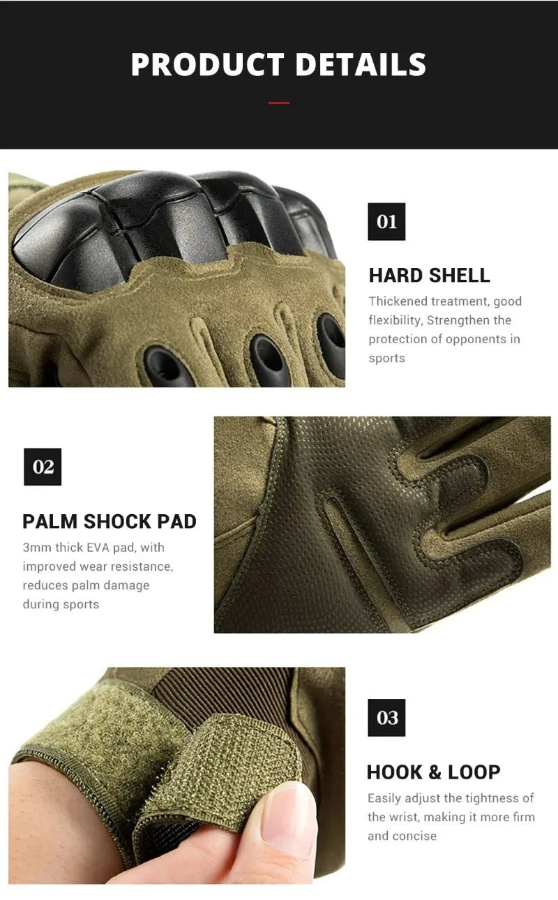 Motorcycle Camping Cycing Hiking Rock Climbing Tactical Gloves - Onlytenbucks.com