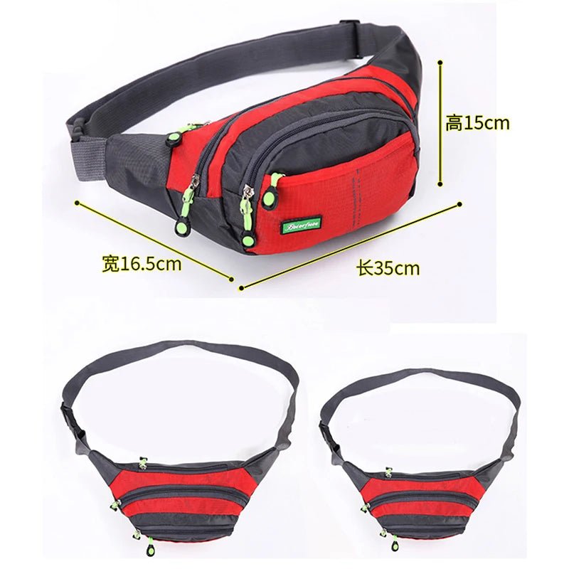 Multifunctional Waterproof Sport Waist Bag – Unisex Running & Outdoor - Onlytenbucks.com