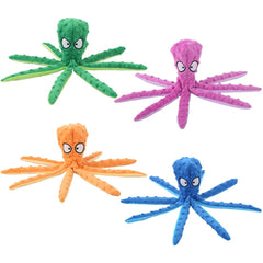 Octopus Plush Dog Toy – Squeaky Cartoon Chew Toy - Onlytenbucks.com