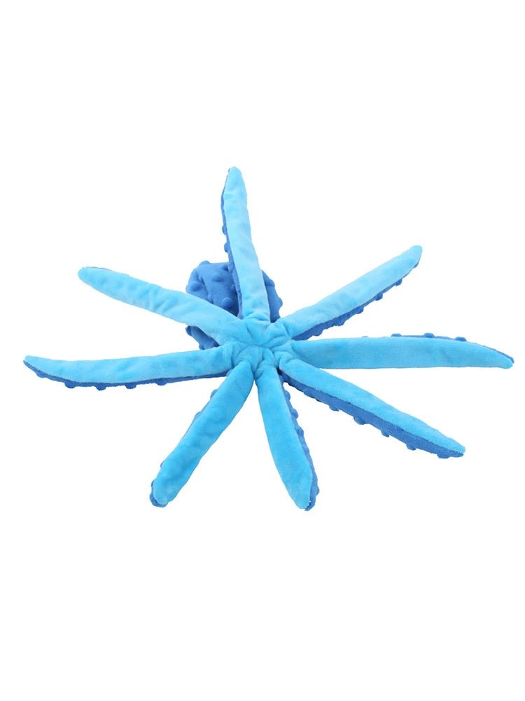 Octopus Plush Dog Toy – Squeaky Cartoon Chew Toy - Onlytenbucks.com