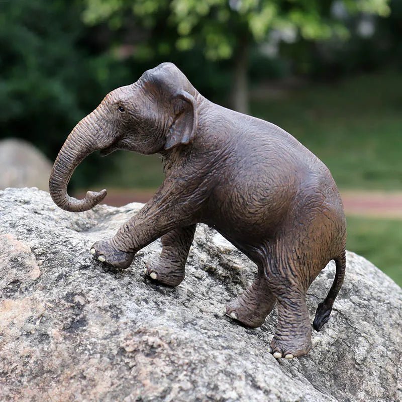 African Elephant Model Figurine – Realistic PVC Wildlife Animal - Onlytenbucks.com