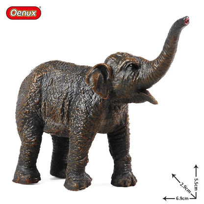 African Elephant Model Figurine – Realistic PVC Wildlife Animal - Onlytenbucks.com